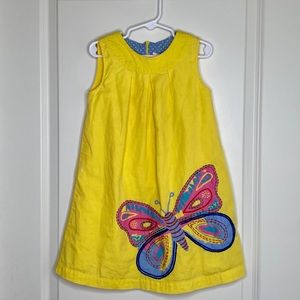 Mini Boden Yellow Butterfly Dress!